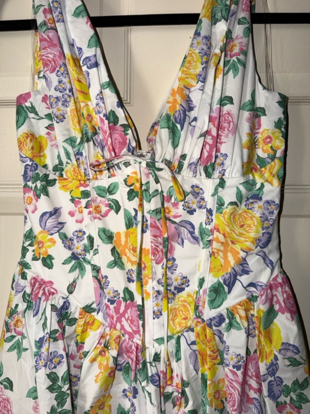 House of CB Emmelina floral cotton blend dress - Picture 12 of 13